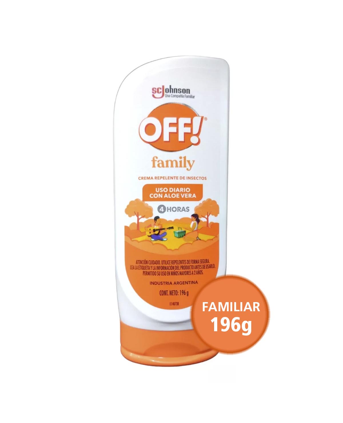 Repelente Off Family Crema x 196 Gr